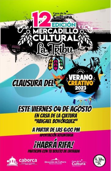 Cerrarán Cursos de Verano con Mercadillo Cultural este viernes