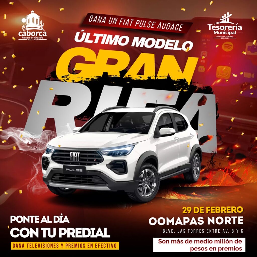 ¡Este jueves es la gran rifa del vehículo último modelo de Tesorería ...