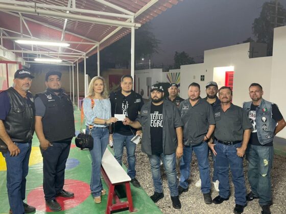 Realiza Club Biker Viento Negro donativo al Centro de Asistencia Social San José de DIF