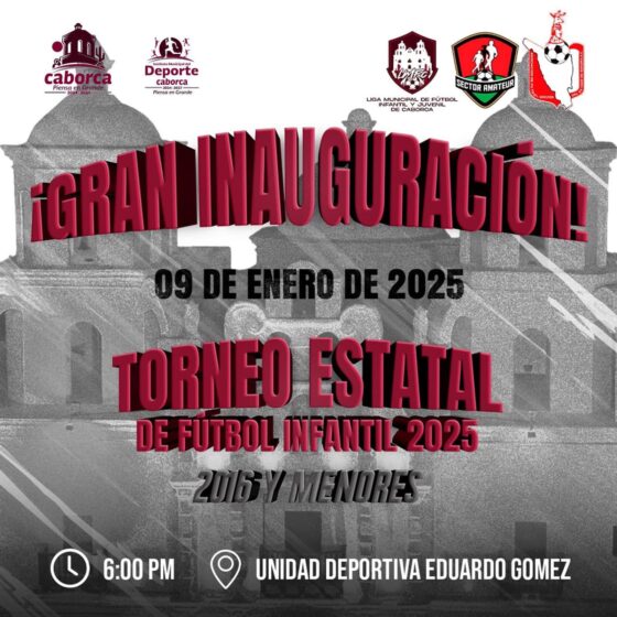 ⚽️Torneo Estatal de Fútbol Infantil 2025⚽️