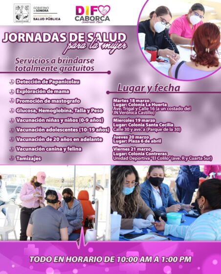 Inician hoy las Jornadas de Salud para Mujeres