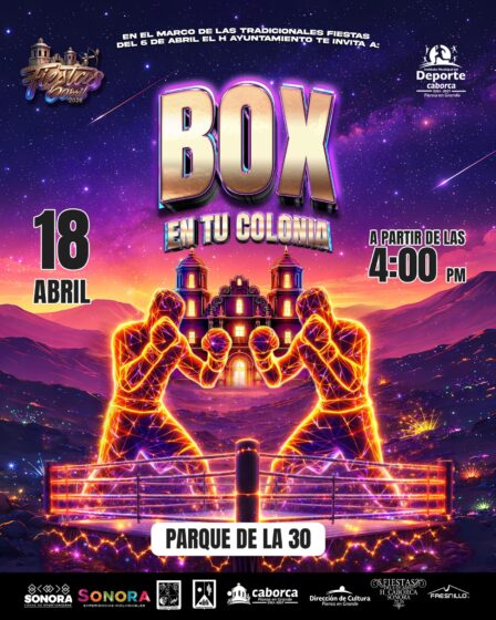 Invitan a exhibición de box amateur “Box en tu colonia” en Parque de la 30