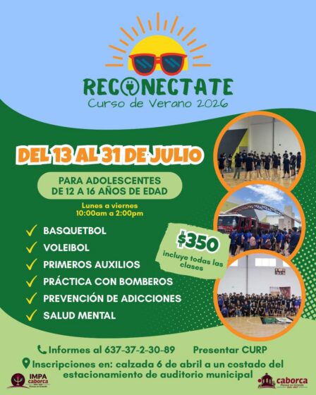 Sé parte del Curso de Verano “Reconéctate 2026”
