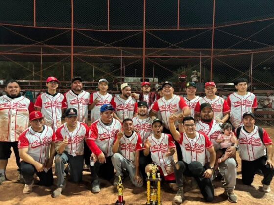 Caborca se corona campeón del Primer Torneo Estatal de Slow Pitch de Cruz Roja Mexicana Sonora.