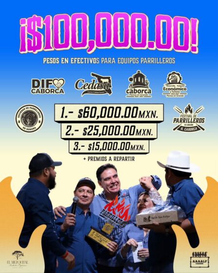 ¡Inscribe a tu equipo parrillero y participa por más de 100 mil pesos en efectivo!