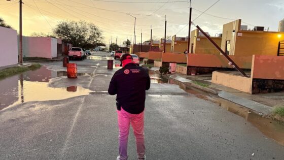 Atiende Protección Civil y corporaciones de rescate más de 54 servicios de emergencia tras lluvia en Caborca