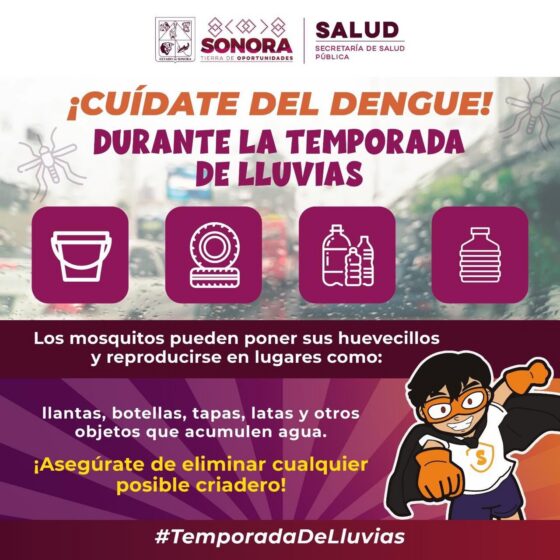 Invita Sector Salud a reforzar la prevención contra el dengue desde el hogar