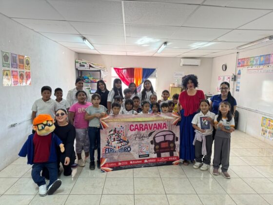 Inician actividades de la FILDEC 2026 en la costa de Caborca con la Caravana Cultural.
