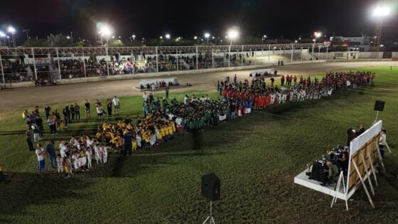 Inauguran Liga Municipal de Fútbol Infantil y Juvenil 2026
