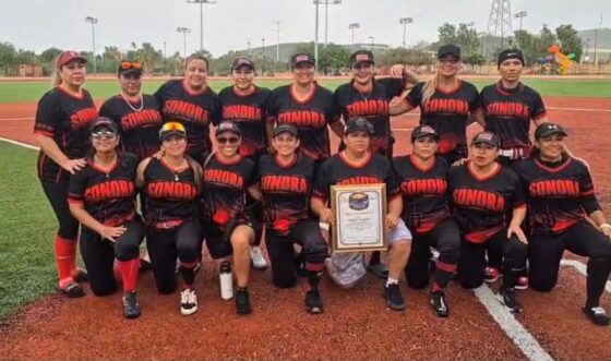 Equipo caborquense conquista campeonato nacional de sóftbol femenil en la categoría Súper Máster representando a Sonora.